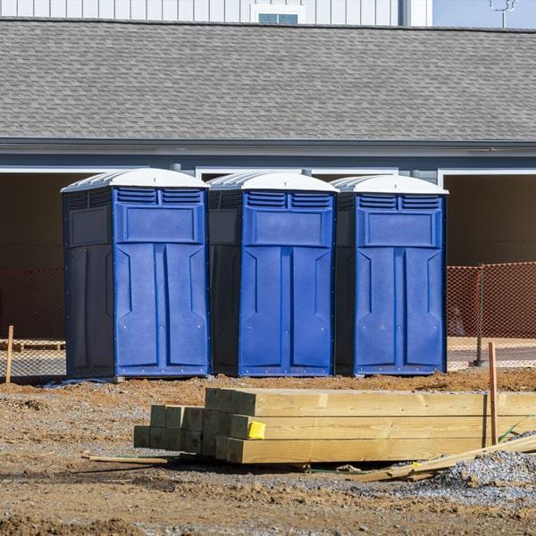 Heavy-duty construction site porta potty in Logan, Utah